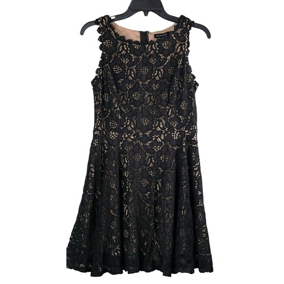 Jodi Kristopher Skaters Dress Fit Flare Lace Sleeveless Juniors Size 11 Black - Picture 1 of 9